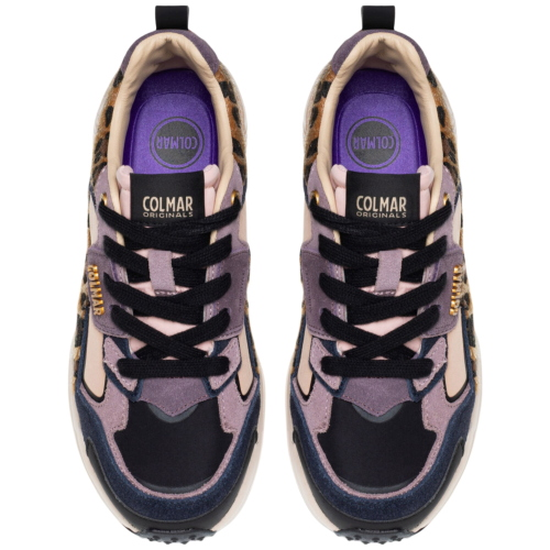 Scarpe sneakers COLMAR GARNER LEOPARD 131 NUDE-MULTICOLOR 