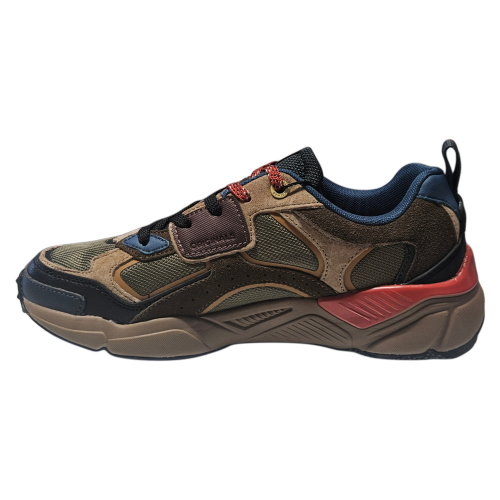 COLMAR Garner 084 Herren-Sneaker Wood Khaki-Multicolor