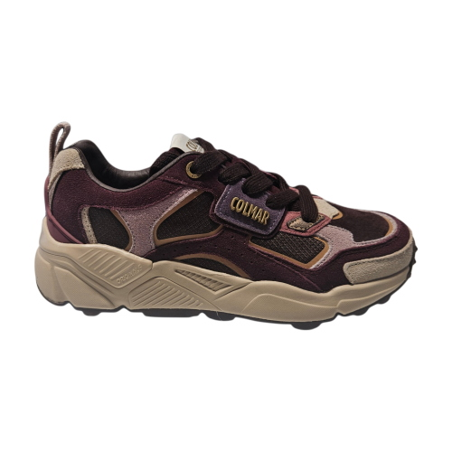 COLMAR Garner Fate 134 Men's Sneakers Brown, Burgundy and Beige