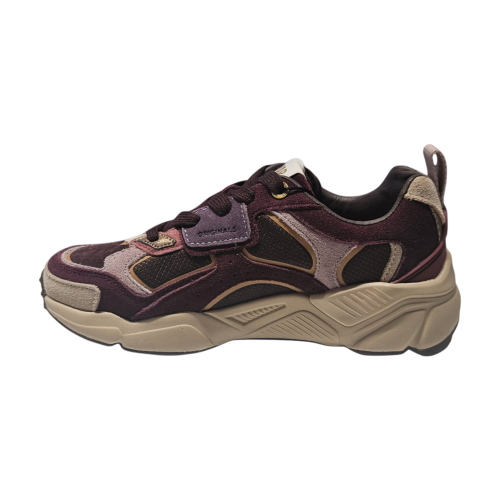 COLMAR Garner Fate 134 Men's Sneakers Brown, Burgundy and Beige