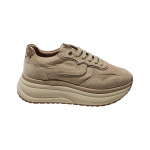 Scarpe sneakers JANET&JANET CLOUDY J-1072 da donna camoscio con lacci