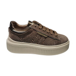Scarpe sneakers JANET&JANET CREEP BEIGE  da donna in camoscio J-1014B