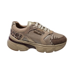 Scarpe sneakers JANET&JANET YPER BEIGE/AMBRA/BORDO' da donna J-942B