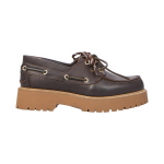Scarpe mocassino OVYé SM20ASP da donna in pelle con lacci