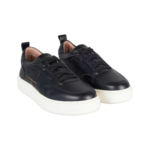 Scarpe sneakers York Uomo in pelle nera ASBEYKM-0108-TBK