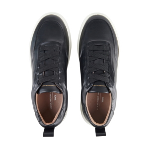 Scarpe sneakers York Uomo in pelle nera ASBEYKM-0108-TBK