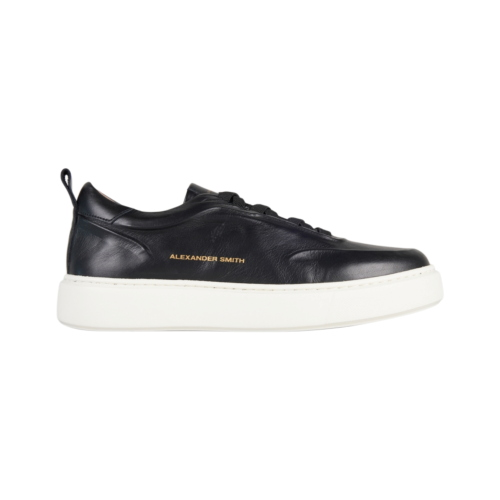 Scarpe sneakers York Uomo in pelle nera ASBEYKM-0108-TBK