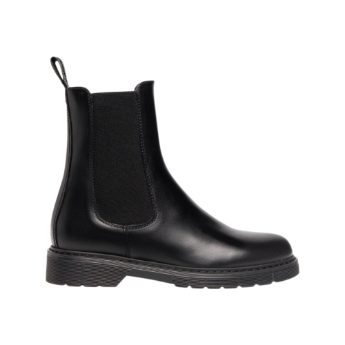 Damen-Chelsea-Boots aus Leder NeroGiardini I205990D