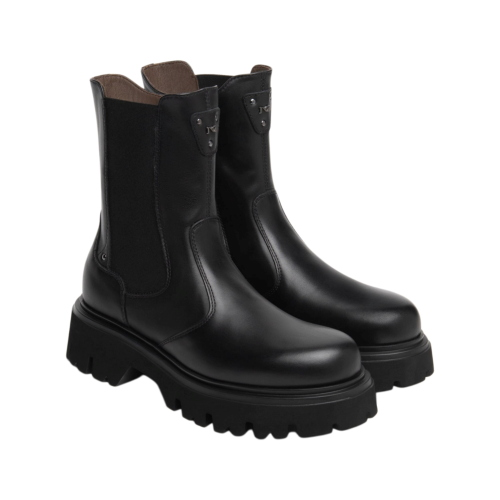Botines Chelsea de mujer NeroGiardini de piel I618060D