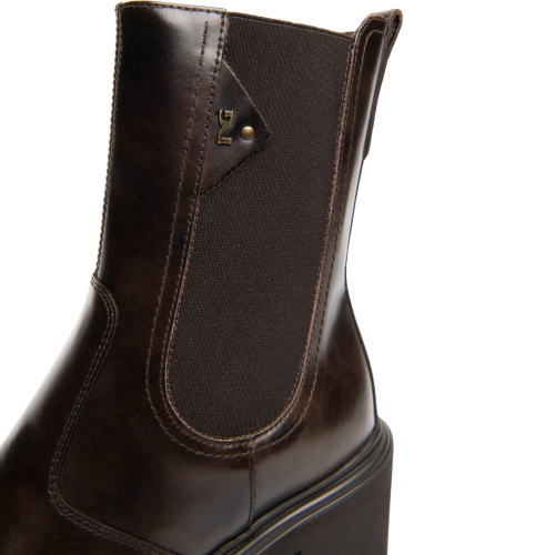 Damen-Chelsea-Stiefeletten NeroGiardini aus Leder I618081D