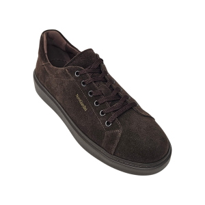 Scarpe sneakers NeroGiardini da uomo in pelle scamosciata I601382U