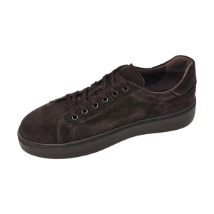 Scarpe sneakers NeroGiardini da uomo in pelle scamosciata I601382U