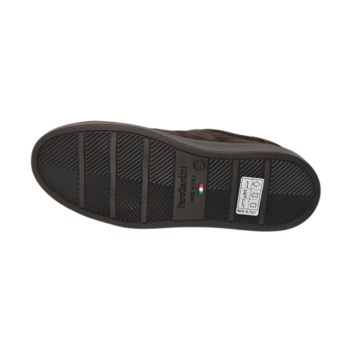 Scarpe sneakers NeroGiardini da uomo in pelle scamosciata I601382U