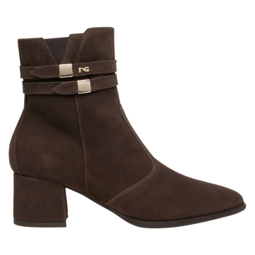 Damen-Stiefeletten NeroGiardini aus Veloursleder I617761D