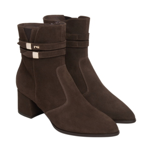 Damen-Stiefeletten NeroGiardini aus Veloursleder I617761D