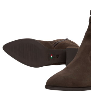 Damen-Stiefeletten NeroGiardini aus Veloursleder I617761D