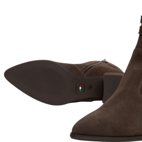 Damen-Stiefeletten NeroGiardini aus Veloursleder I617761D