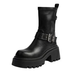Stivali  Buffalo da donna LIV SOCK BOOT-VEGAN nappa black XE08
