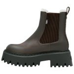 Stivaletti tronchetti Buffalo Aspen Chelsea Warm-vegan nubuck dark brown XE08