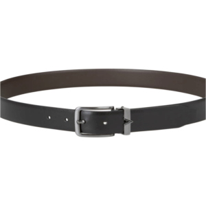 Men’s Valentino DINAMIX Reversible Leather Belt Black and Brown VCPACJ02