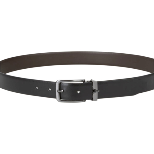 Men’s Valentino DINAMIX Reversible Leather Belt Black and Brown VCPACJ02
