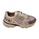 Scarpe sneakers JANET&JANET YPER BEIGE/AMBRA/BORDO' da donna J-942B