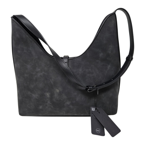 Sac à épaule IGI&CO pour femme effet nubuck 2195800