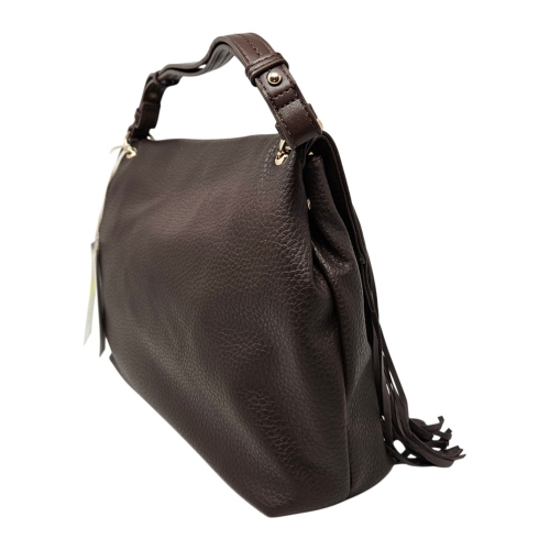 Borse CAFéNOIR a spalla con pattina effetto pelle con grana grossa BC1103