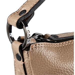 Sac à épaule Gabs CALIPSO M Ligne Valparaiso Bull Black en cuir de veau grainé G007200T2X2987