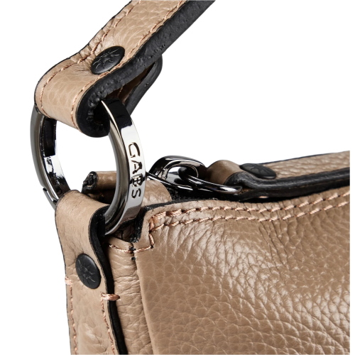 Sac à épaule Gabs CALIPSO M Ligne Valparaiso Bull Black en cuir de veau grainé G007200T2X2987