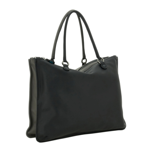 Bolso shopping de oficina Gabs G10 DUO OFFICE BAG LARGE de piel lisa bicolor G012620T3X3220