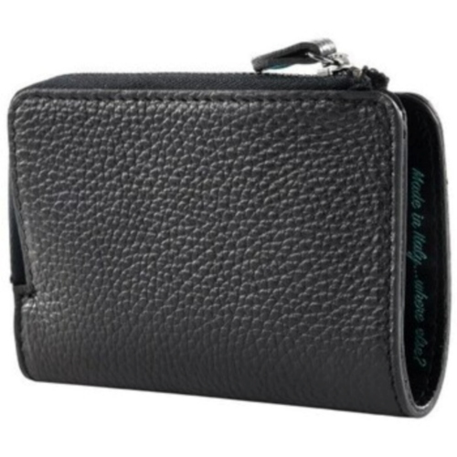 Gabs GMONEY19 Small Leather Goods Bull Black wallet in hammered leather G000630NDX2428