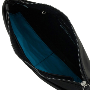 Borsa a tracolla Gabs "BEYONCE" piatta trasformabile in pelle di vitello e vela G000040T2X3211