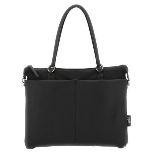 Borse Gabs G3 PLUS LARGE - Borsa shopping trasformabile piatta trasformabile in pelle di vitello e vela G000033T3X3211