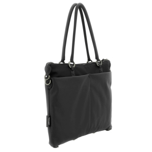 Borse Gabs G3 PLUS LARGE - Borsa shopping trasformabile piatta trasformabile in pelle di vitello e vela G000033T3X3211