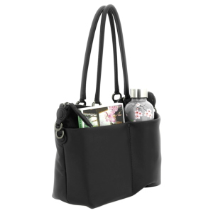 Borse Gabs G3 PLUS LARGE - Borsa shopping trasformabile piatta trasformabile in pelle di vitello e vela G000033T3X3211