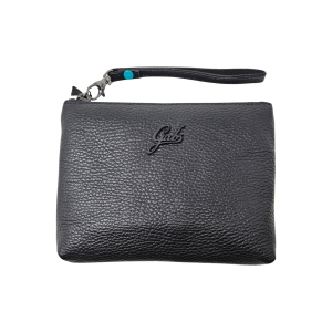 Portafogli borsellino Gabs AMINA M - Linea Small Leather Goods Bull Black  in pelle di vitello martellato G002400T2X2428