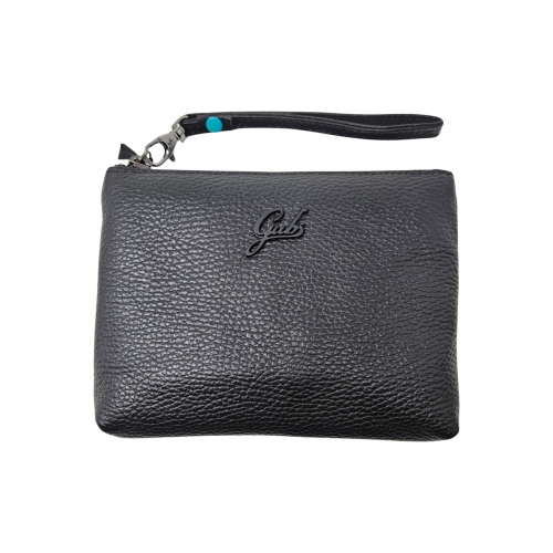 Portafogli borsellino Gabs AMINA M - Linea Small Leather Goods Bull Black  in pelle di vitello martellato G002400T2X2428
