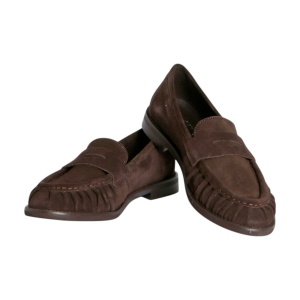 Mocasines de ante marrón oscuro para mujer OVYè SOROSYCAPCAM