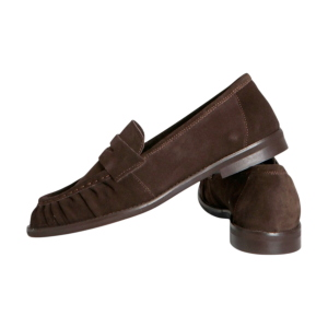 Mocasines de ante marrón oscuro para mujer OVYè SOROSYCAPCAM