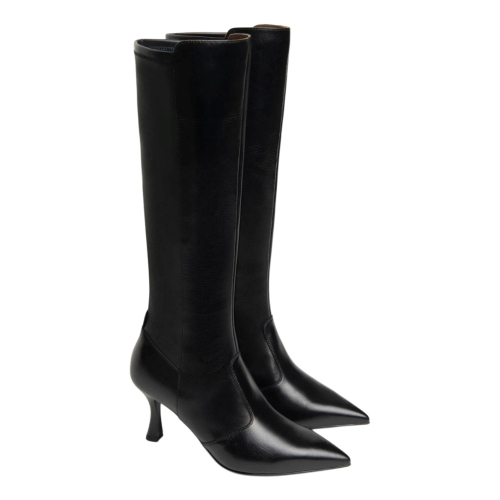 Stivali NeroGiardini da donna in pelle Materiale Tecnico I410835DE
