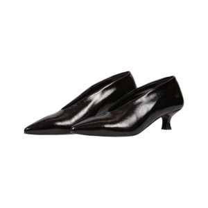 OVYé Women's Black Patent Leather Pumps with 4 cm Heel LF894M136CIA
