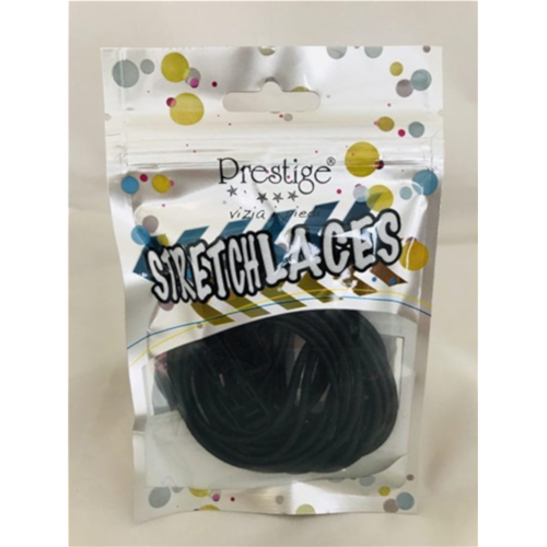 11040 - Lacci elastici Prestige con fermalacci neri adatti per